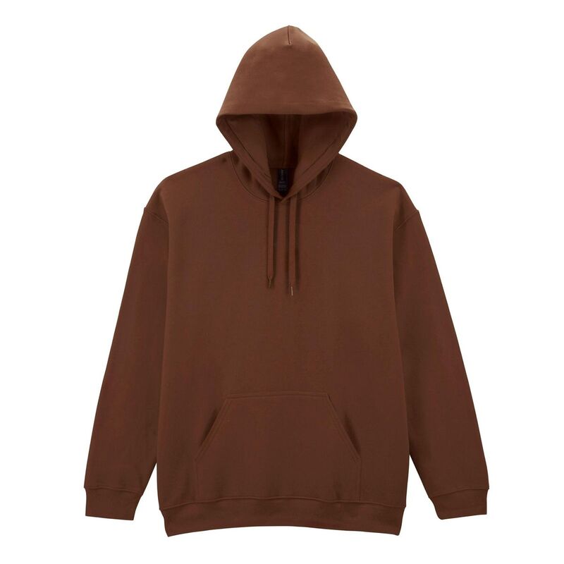 ギルダン レディース トップス プルオーバー フリース パーカー Gildan Unisex Adult Softstyle Fleece Midweight Hoodie Cocoa チョコレート