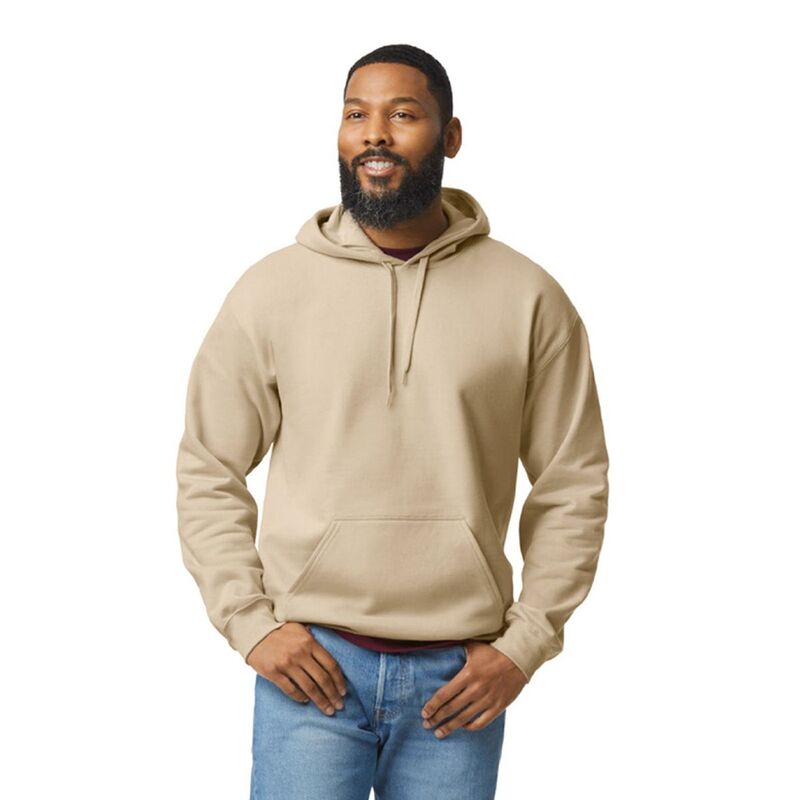 ギルダン レディース トップス プルオーバー フリース パーカー Gildan Unisex Adult Softstyle Fleece Midweight Hoodie Sand 沙子