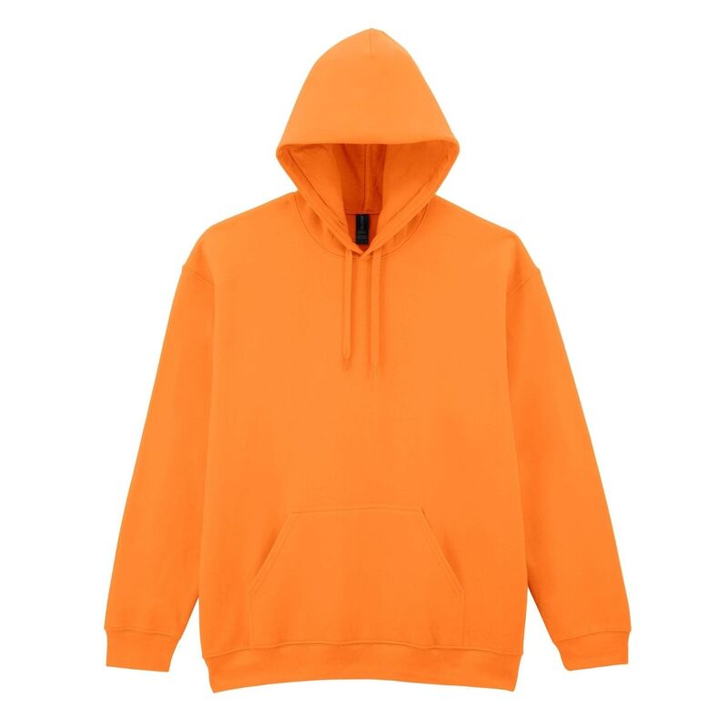 ギルダン レディース トップス プルオーバー フリース パーカー Gildan Unisex Adult Softstyle Fleece Midweight Hoodie Tangerine タンジェリン