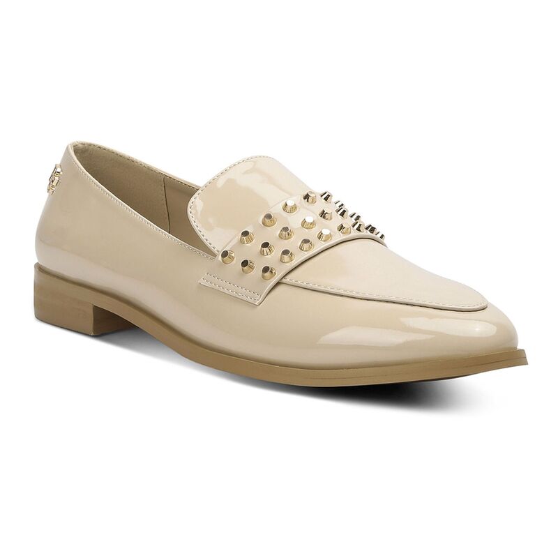 ラグアンドコー レディース シューズ スリッポン・ローファー Rag \u0026 Co Meanbabe Women\u0027studded Loafers Beige ベージュ
