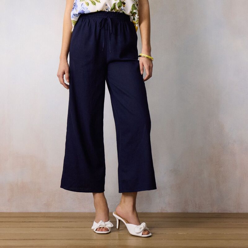 LC Lauren Conrad レディース ボトムス カジュアルパンツ プチ Petite LC Lauren Conrad Pull-On Soft Pants Genuine Navy ネイビー|ReVida 店