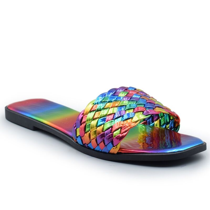ヘンリーフェレーラ レディース シューズ サンダル Henry Ferrera Woven Women'slip-On Sandals Multi マルチカラー|ReVida 店