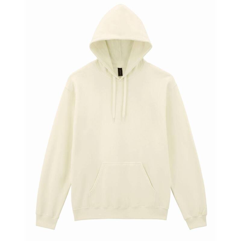 ギルダン レディース トップス プルオーバー フリース パーカー Gildan Unisex Adult Softstyle Fleece Midweight Hoodie Off White 象牙色