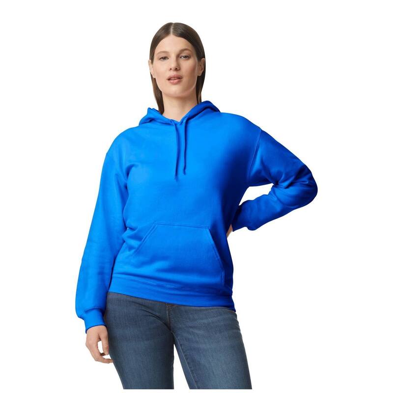 ギルダン レディース トップス プルオーバー フリース パーカー Gildan Unisex Adult Softstyle Fleece Midweight Hoodie Royal Blue 青色