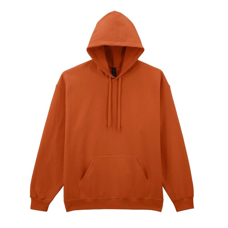 ギルダン レディース トップス プルオーバー フリース パーカー Gildan Unisex Adult Softstyle Fleece Midweight Hoodie T Orange オレンジ色