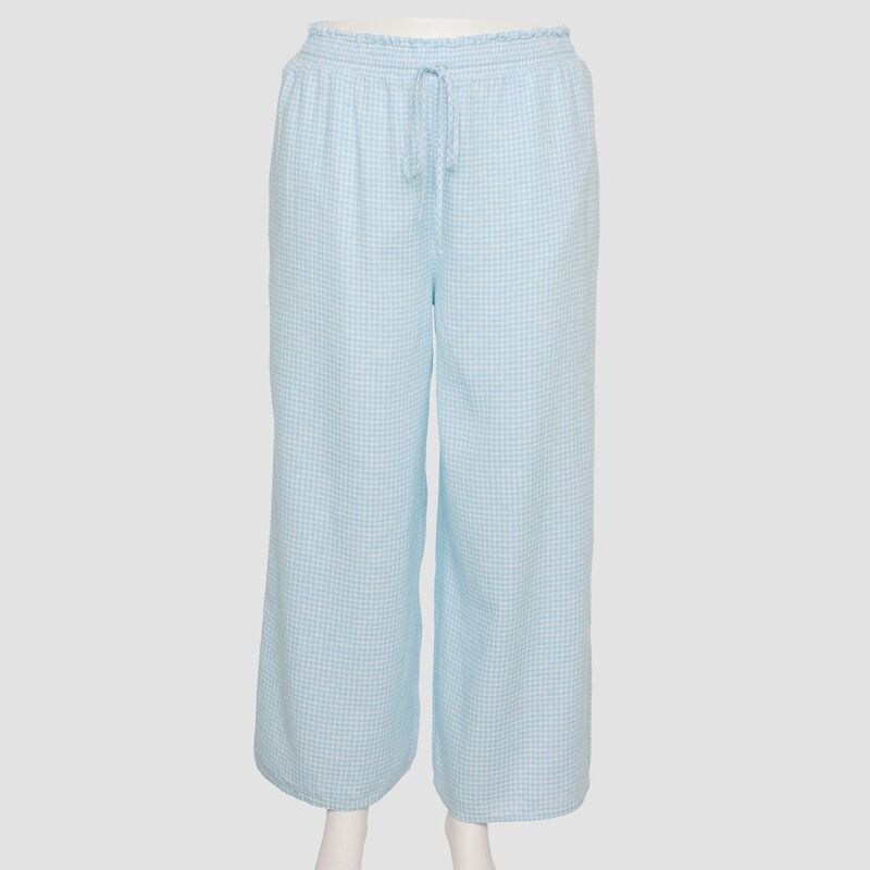 LC Lauren Conrad レディース ボトムス カジュアルパンツ プラスサイズ Plusize LC Lauren Conrad Pull On Soft Pantsky Ginghamita｜ReVida 店