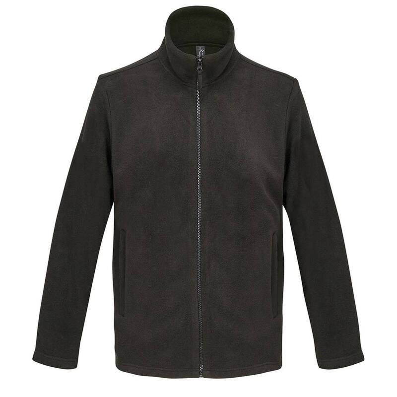 ソルズ レディース アウター ジャケット・ブルゾン フリース SOLS Unisex Adult Microfleece Jacket Black ブラック｜ReVida 店
