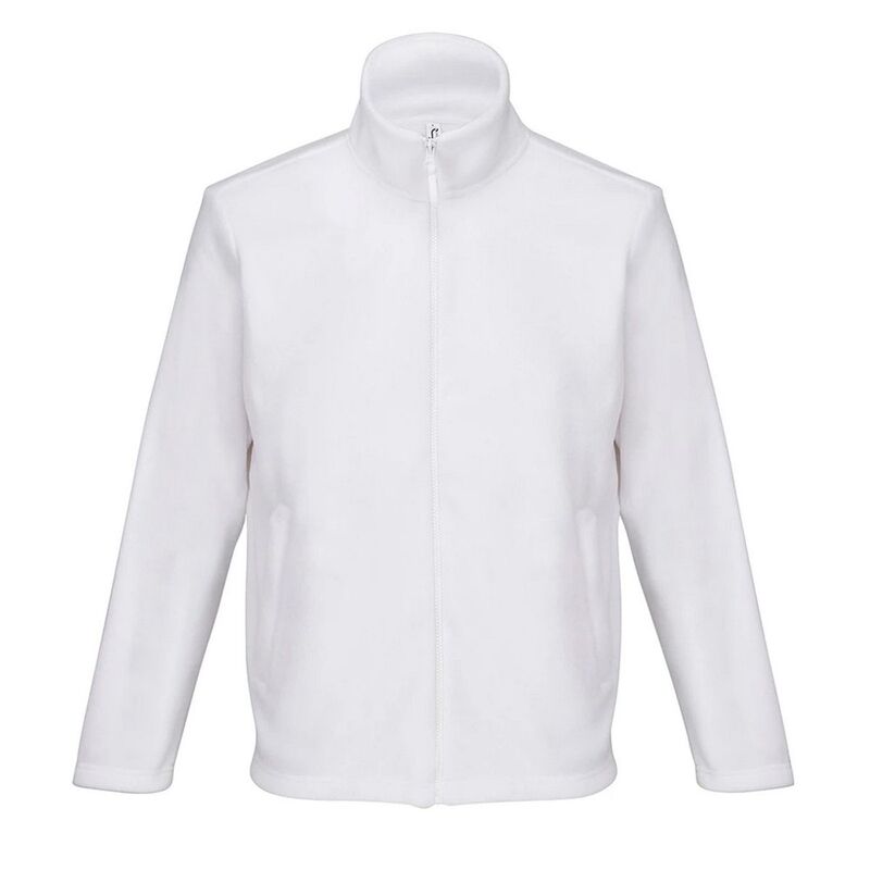 ソルズ レディース アウター ジャケット・ブルゾン フリース SOLS Unisex Adult Microfleece Jacket White ホワイト｜ReVida 店
