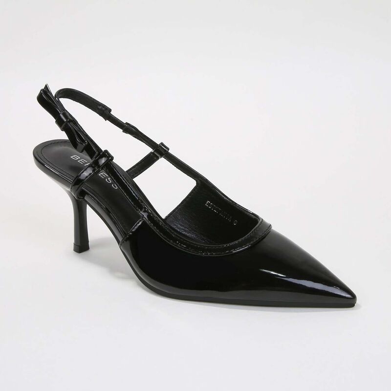 バーネス レディース シューズ パンプス BERNESS Estefania Slingback with Bow Accent Black ブラック|ReVida 店