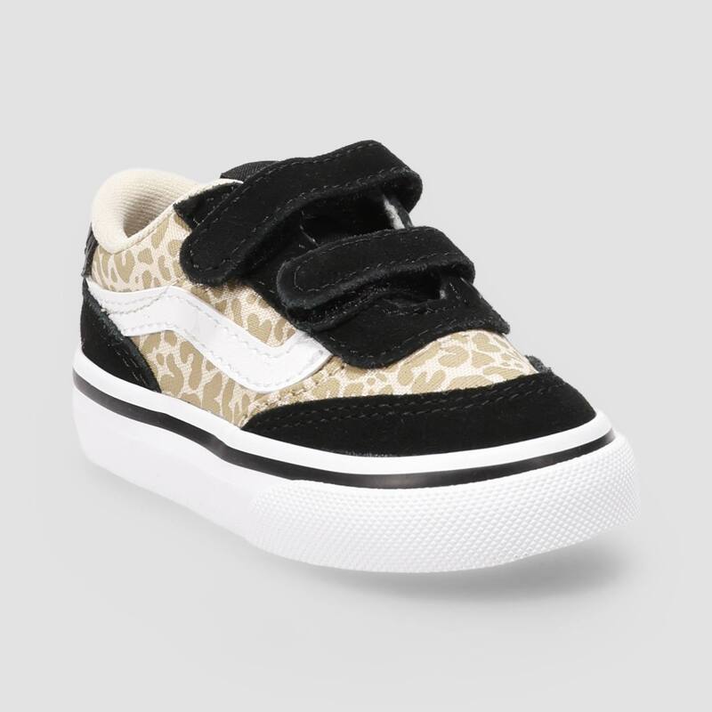 バンズ レディース シューズ スニーカー Vans Brooklyn Toddler Casual Sneakers Leopard Black ブラック|ReVida 店