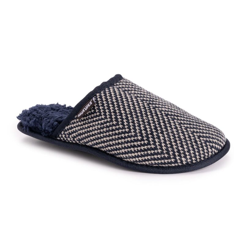 ムクルクス メンズ シューズ サンダル MUK LUKS Gavin Men'scuff Slippers Dark Sapphire サファイア