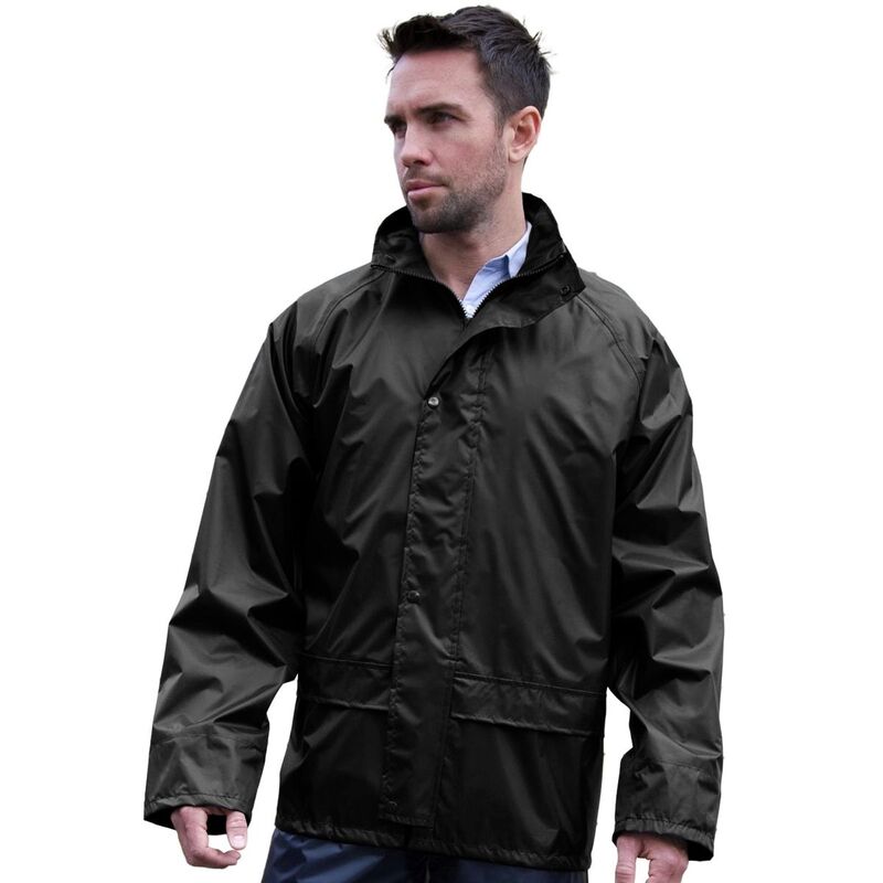 リザルト レディース アウター ジャケット・ブルゾン Result Mens Core Stormdri Rain Over Jacket Black ブラック|ReVida 店