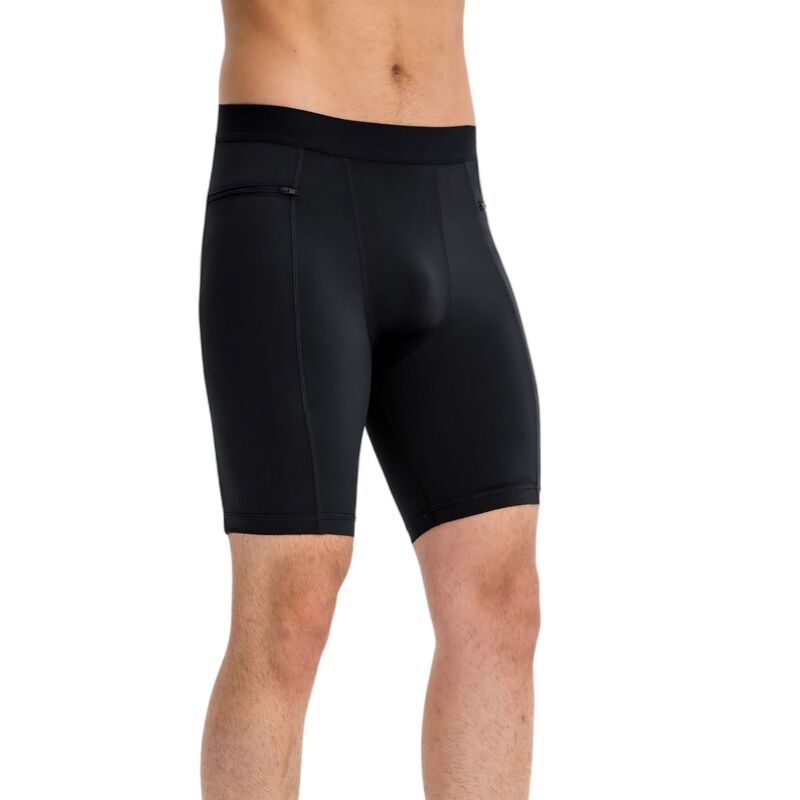 アンナカシ レディース ボトムス ハーフパンツ・ショーツ ショートパンツ Anna-Kaci Mens Compression Biker Shorts with Side Pockets and Moisture-Wicking Stretch Fabric Black ブラック|ReVida 店