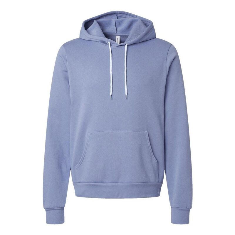 ベラキャンバス レディース アウター ニット・セーター フリース パーカー Bella+Canvas BELLA + CANVASponge Fleece Hoodie Lavender Blue ブルー｜ReVida 店