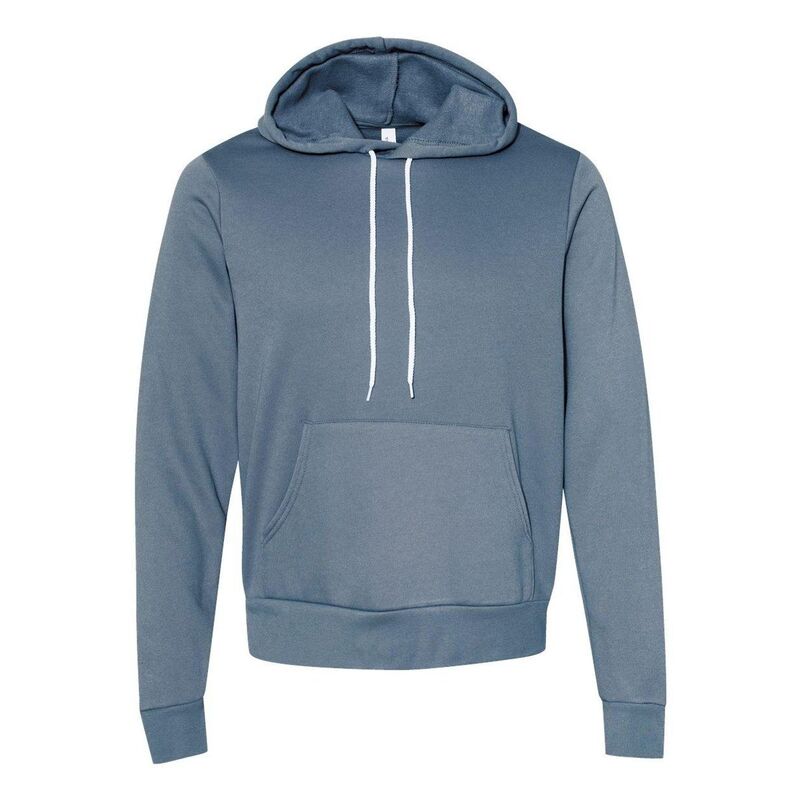ベラキャンバス レディース アウター ニット・セーター フリース パーカー Bella+Canvas BELLA + CANVASponge Fleece Hoodie Steel Blue ブルー|ReVida 店
