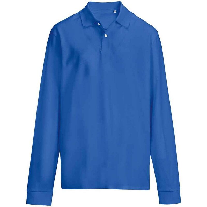 ソルズ レディース トップス プルオーバー スポーツシャツ 長袖 SOLS Unisex Adult Pique Long-Sleeved Polo Shirt Royal Blue 青色