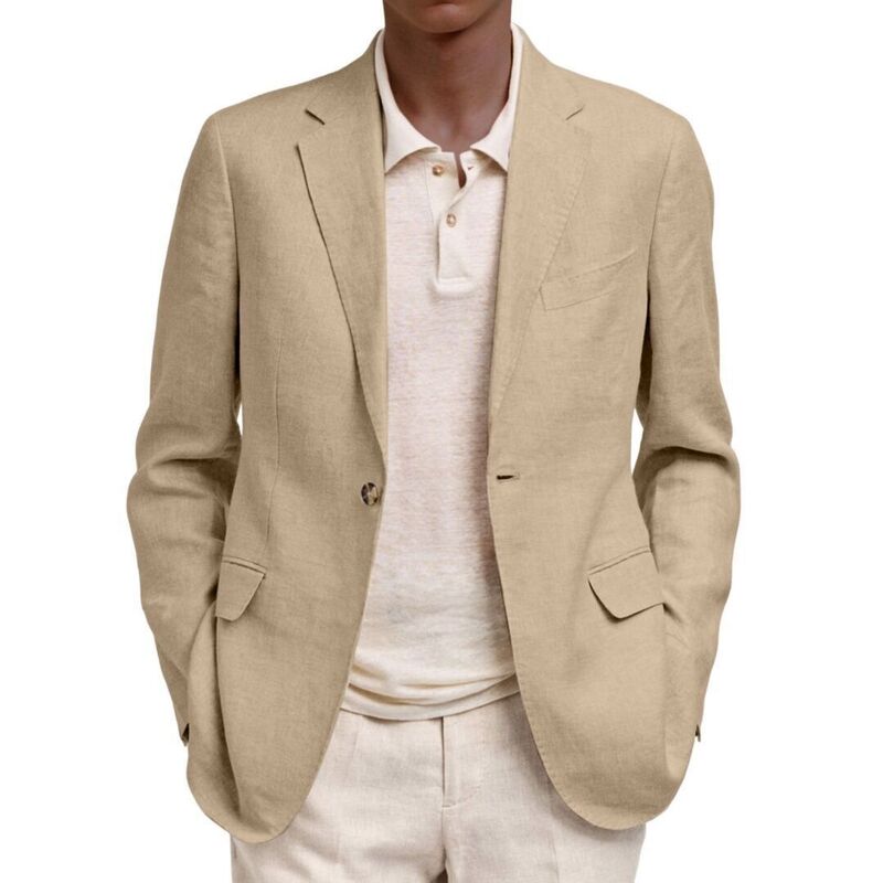 上半身大きさ レディース アウター 上衣・上衣 か細い填まる 長袖 BODDYSIZE Men\u0027s Casual Sports Jacket Long-Sleeve Lapel Slim Fit Suit Jacket Khaki カーキ