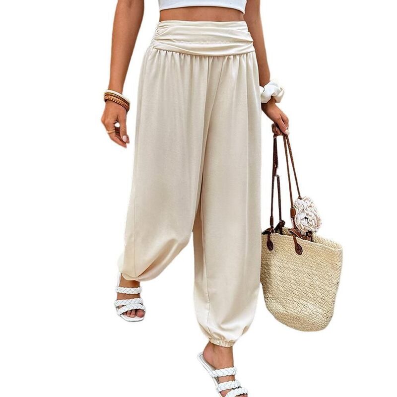 救い主流行り物 レディース ボトムス 心地よいズボン下 スウェットパンツ Yesfashion Women\u0027s Yoga Pants Elasticuff Sweatpants Fashion Casualoose Comfy High Waisted Lounge Trousers Apricot 杏