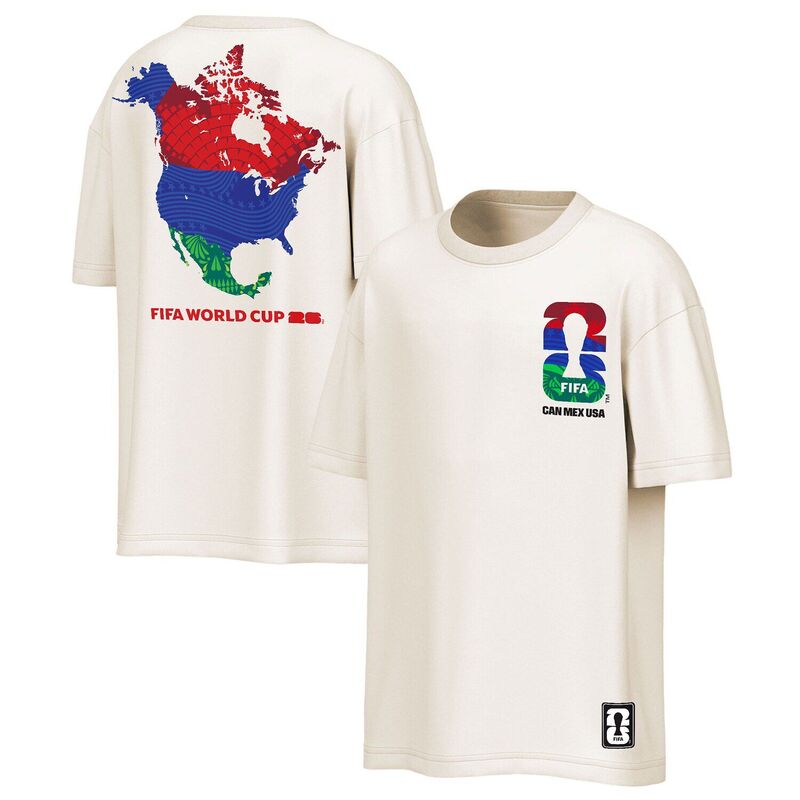 アウタースタッフ レディース トップス プルオーバー Men\u0027s Outerstuff Natural 2026 FIFA World Cup North America Oversized T-Shirt Soc Beige ベージュ