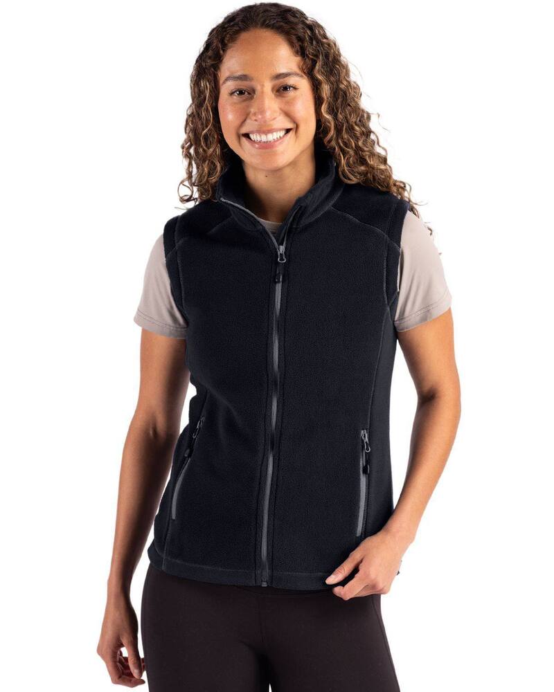 小川 レディース アウター 上衣・上衣 限りない フリース Clique Powderecycled Fleece Womens Vest Black 黒いこと