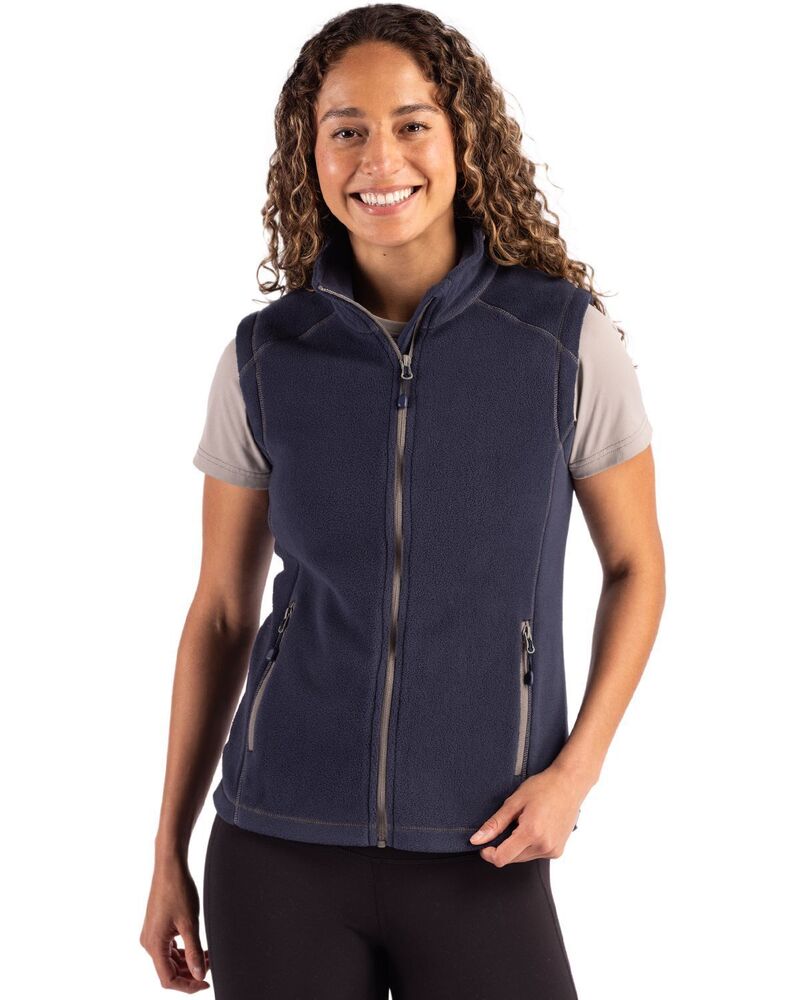 クリーク レディース アウター ジャケット・ブルゾン ベスト フリース Clique Powderecycled Fleece Womens Vest Dark Navy ネイビー｜ReVida 店