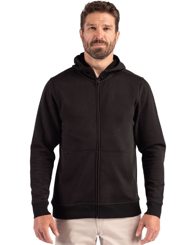 細流 レディース トップス プルオーバー 汗水 Clique Drive Recycled Unisex Full Zip Hooded Sweatshirt Black 黒いこと