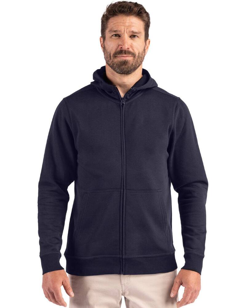 細流 レディース トップス プルオーバー 汗水 Clique Drive Recycled Unisex Full Zip Hooded Sweatshirt Dark Navy 米国海軍