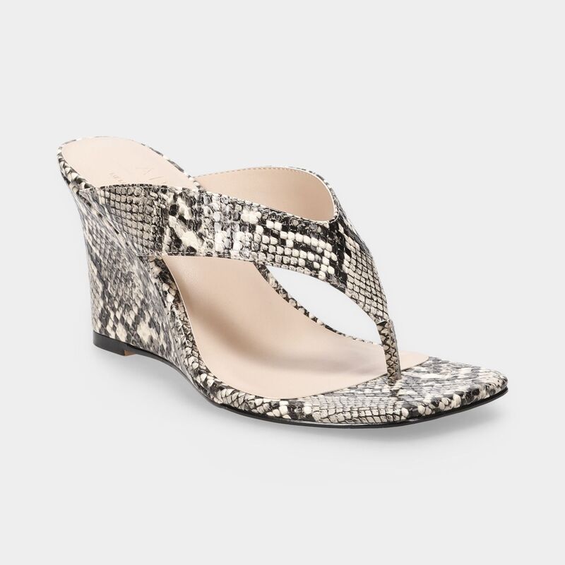 アプトナイン レディース シューズ パンプス サンダル Apt. 9 JONNES Women's Wedge Thong Sandalsnake|ReVida 店