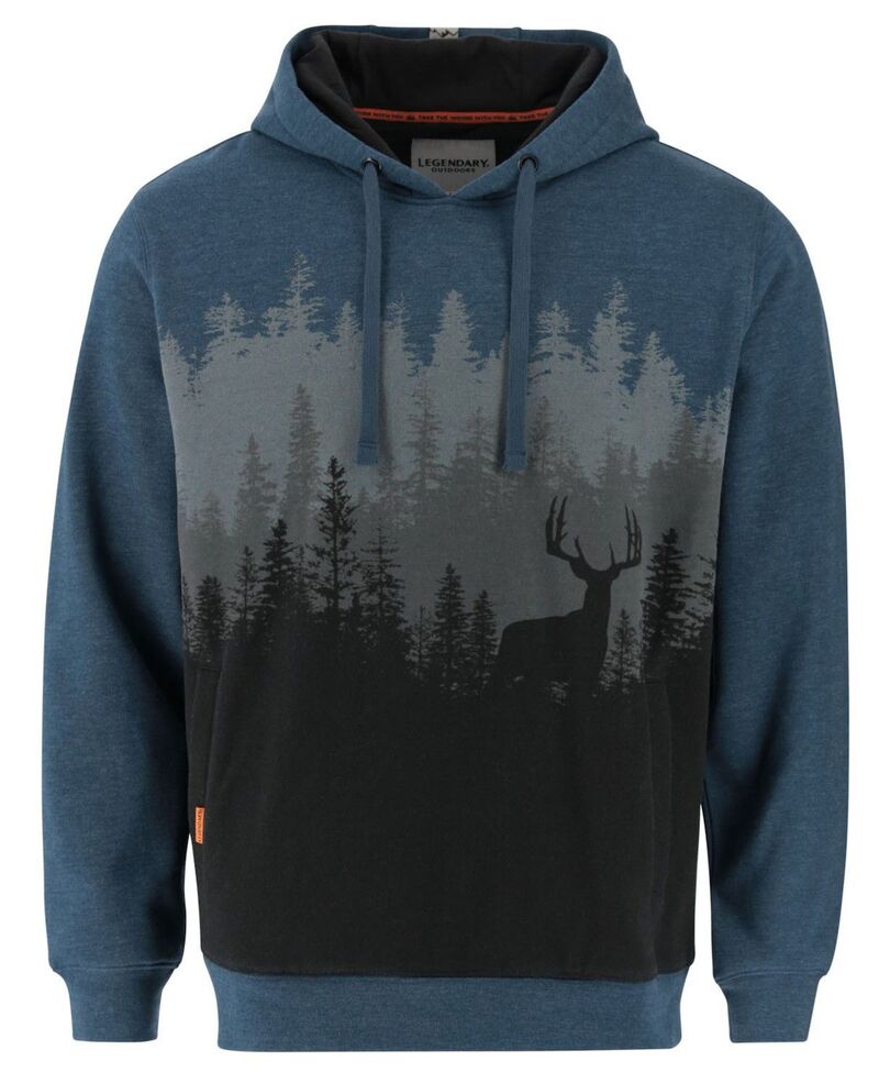 レジェンダリーホワイトテイルズ レディース トップス Tシャツ スウェット パーカー Men's Legendary Whitetails Outdoors Horizon Hoodie Sweatshirt Blue Wing Teal Heather ヘザー|ReVida 店
