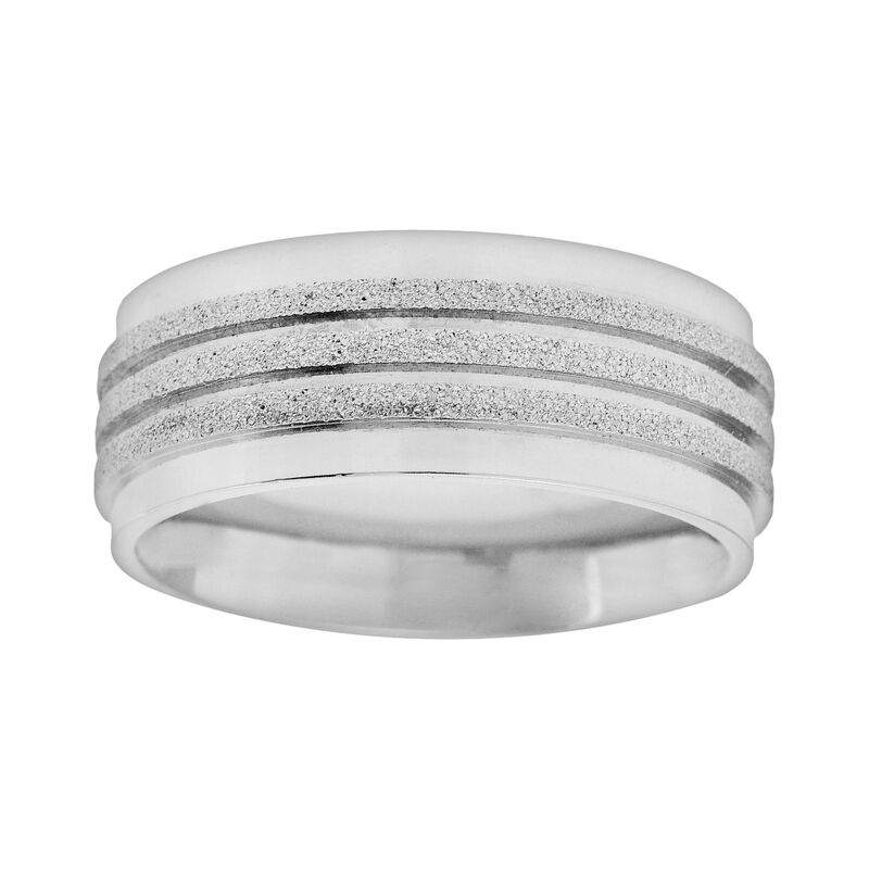 アンブランデッド メンズ 添え物 輪っか プルオーバー Unbranded Stainlessteel Band - Men Grey 薄墨色
