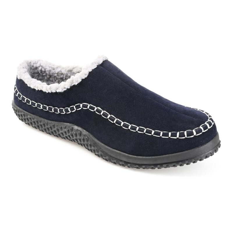 バンス メンズ シューズ サンダル Vance Co. Godwin Men'sherpa Clog Slippers Blue ブルー