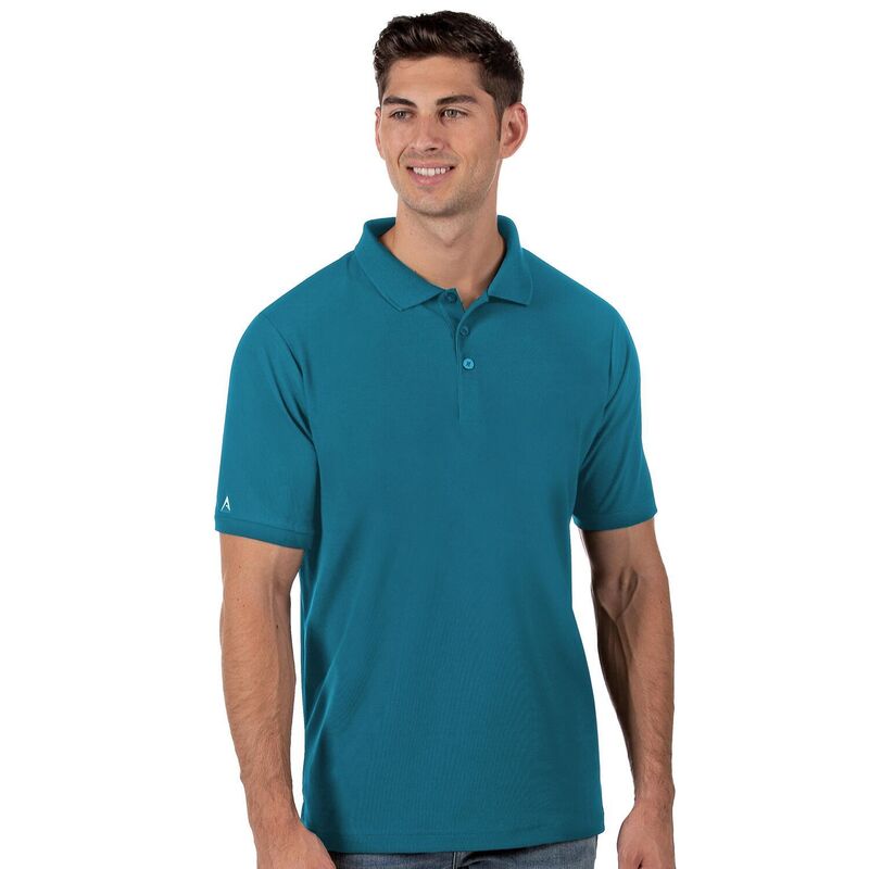 アンティグア レディース トップス Tシャツ ポロシャツ Men's Antigua Legacy Fitted Pique Polo Teal ティール｜ReVida 店