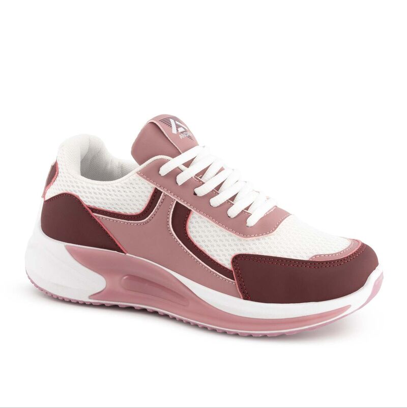 アンドレア レディース シューズ スニーカー Andrea Women &rsquo; s Casual Comfort Sneakers with Cushioned Sole 90295 Pink And White ホワイト｜ReVida 店