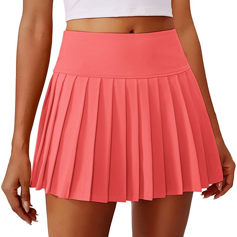ピンスパーク レディース ボトムスカート プリーツ ミニ PINSPARK Women's Mini Pleated Tenniskort Moisture Wickingolf Skirt with Pocket Dubarry Pink ピンク|ReVida 店