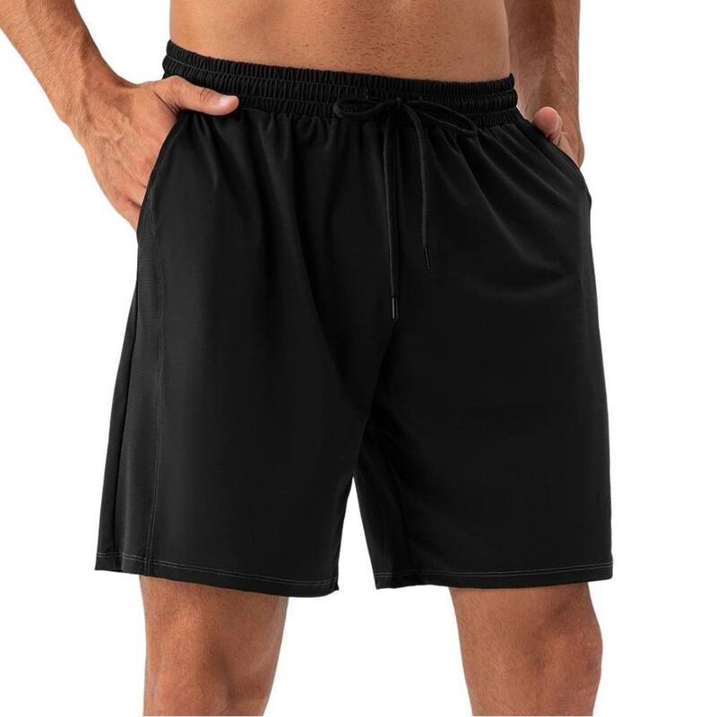 エリートチョイス レディース ボトムス ハーフパンツ・ショーツ ショートパンツ Elitechoice Men's Athletic Running Shorts Quick Dry Workout Shorts with Drawstring Loose Fit Lightweight Sports Black ブラック|ReVida 店