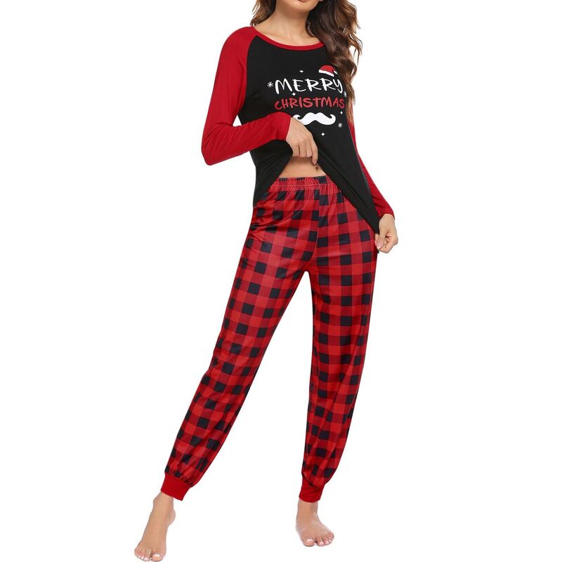 エコアー レディース アンダー御召しもの ナイト爵御召しもの 刷り上げる ズボン下 Ekouaer Women\u0027s Pajama Set Christmas Pjs Long Sleeve Printops and Pajamas Pantsoft Sleepwear Set Printed