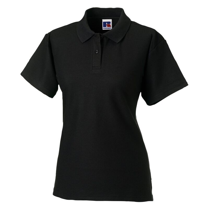 ジャージーズ レディース トップス プルオーバー スポーツシャツ Jerzees Colours Ladies 65/35 Hard Wearing Pique Short Sleeve Polo Shirt Black 黒いこと