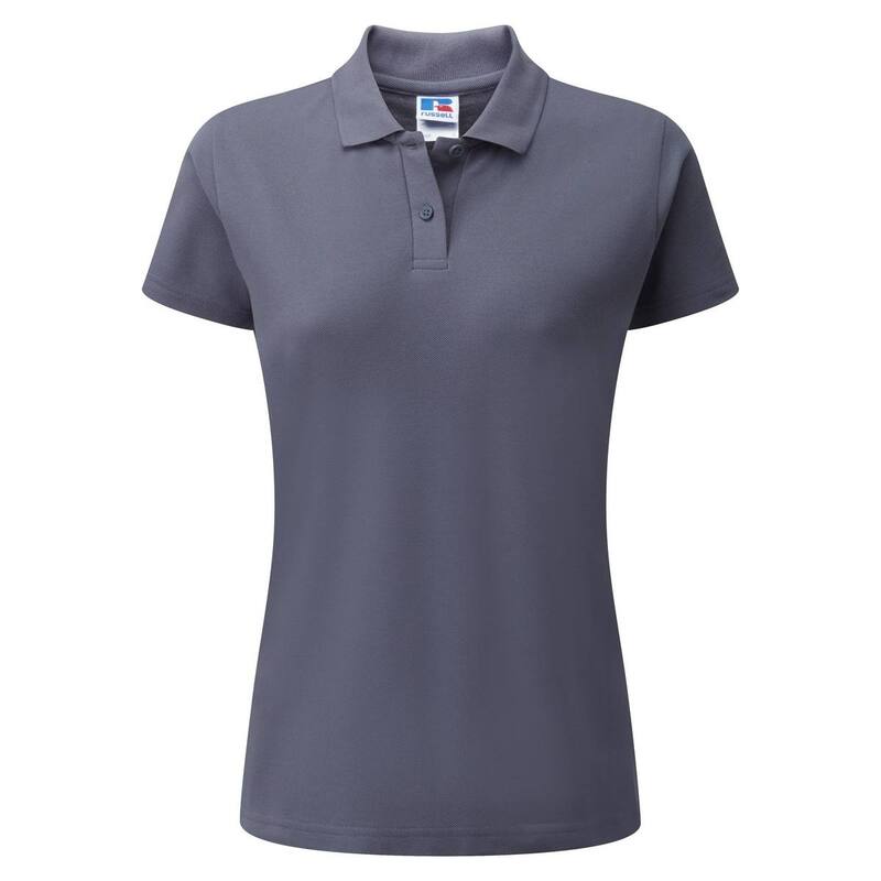 ジャージーズ レディース トップス プルオーバー スポーツシャツ Jerzees Colours Ladies 65/35 Hard Wearing Pique Short Sleeve Polo Shirt Convoy Grey 薄墨色