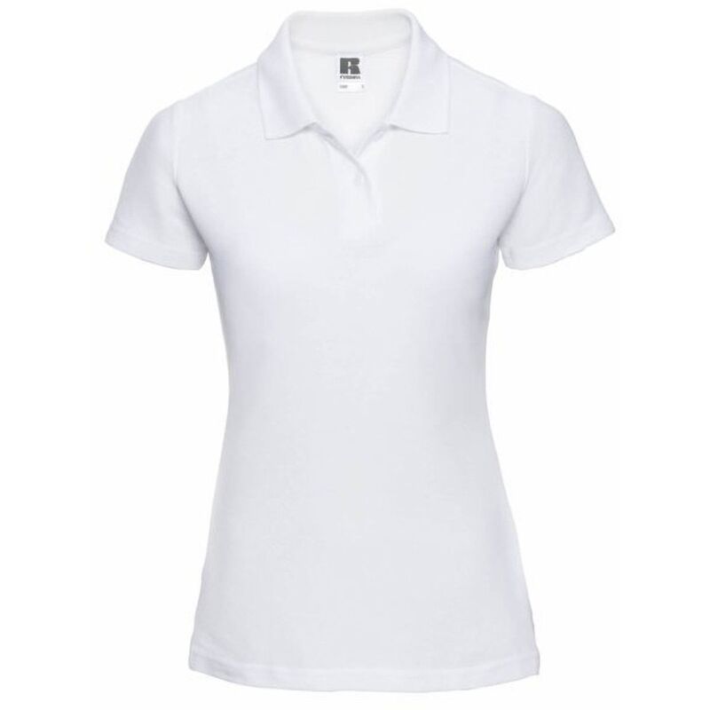 ジャージーズ レディース トップス プルオーバー スポーツシャツ Jerzees Colours Ladies 65/35 Hard Wearing Pique Short Sleeve Polo Shirt White 白いこと