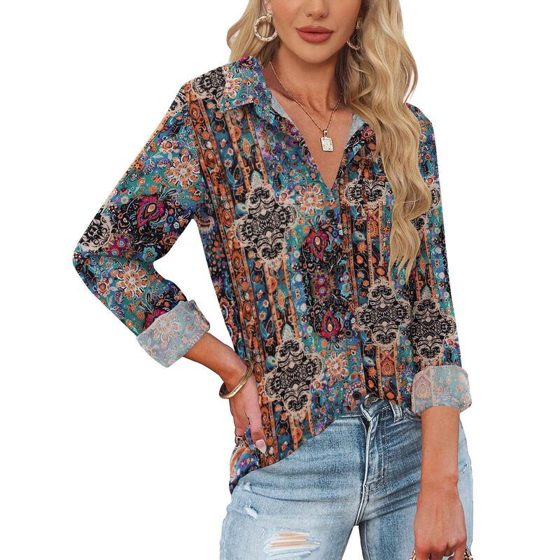 ジーグー レディース トップス プルオーバー 名取り草落ちこむ トップ Zeagoo Women\u0027s Long Sleeve Button Down Dresshirts Classicollared Work Office Blouse with Pocketeal Black Orange 黒いこと