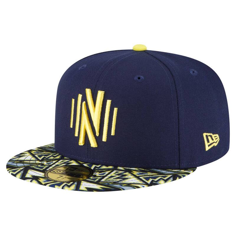 ニュー内鰓 レディース 佩び物 かぶり笠 Men\u0027s New Era Navy Nashville SC Elementech Pack 59FIFTY Fitted Hat Mls Navy 米国海軍