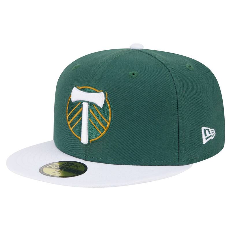 ニュー内鰓 レディース 佩び物 かぶり笠 Men\u0027s New Era Green Portland Timbers 2025 Kickoff 59FIFTY Fitted Hatmb Green 緑であること