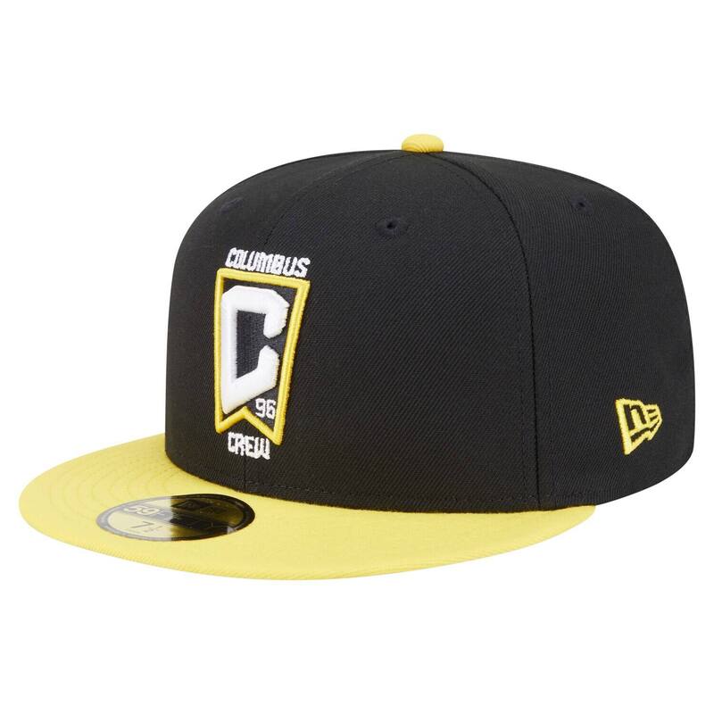 ニュー内鰓 レディース 佩び物 かぶり笠 Men\u0027s New Era Black Columbus Crew 2025 Kickoff 59FIFTY Fitted Hat Cbc Black 黒いこと