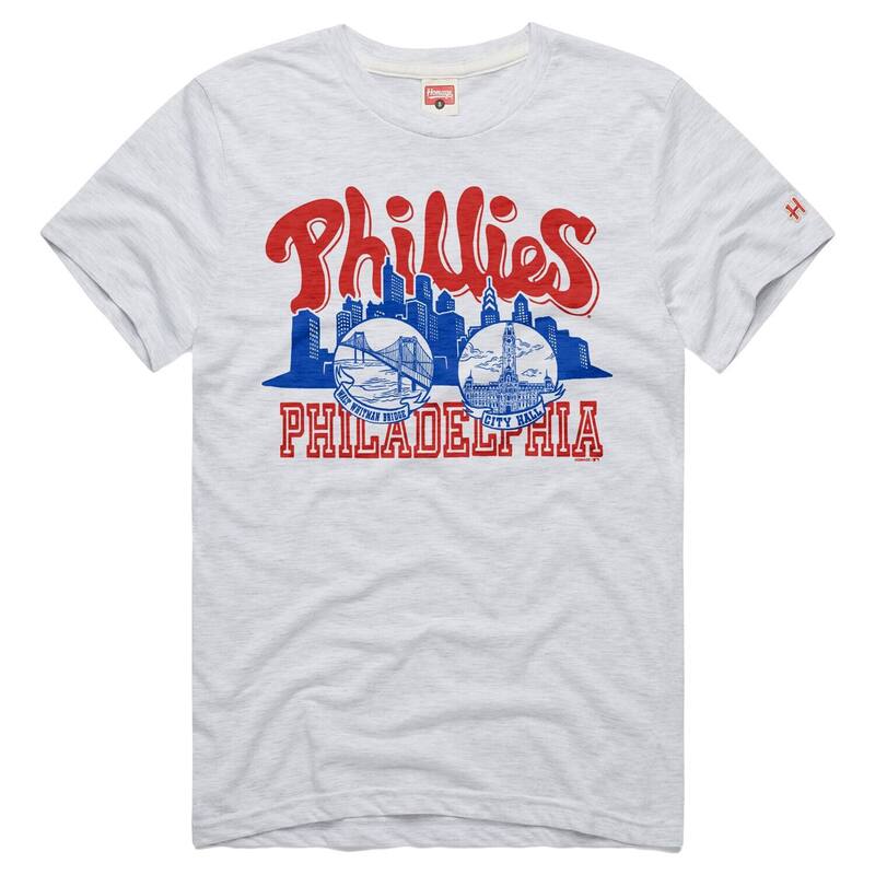 オマージュ レディース トップス プルオーバー Men\u0027s Homage Ash Philadelphia Phillies Tri-Blend Hyperlocal T-Shirt Phl Black 黒いこと