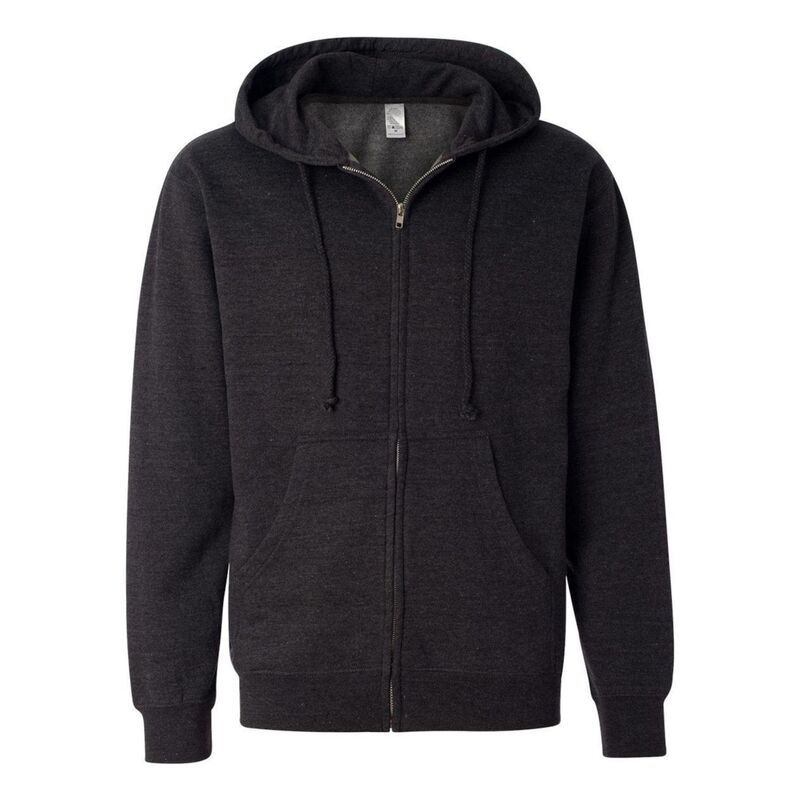 インディペンデントトレーディング レディース トップス Tシャツ スウェット Independentrading Co. Midweight Full-Zip Hooded Sweatshirt Charcoal Heather チャコール｜ReVida 店 9,995円