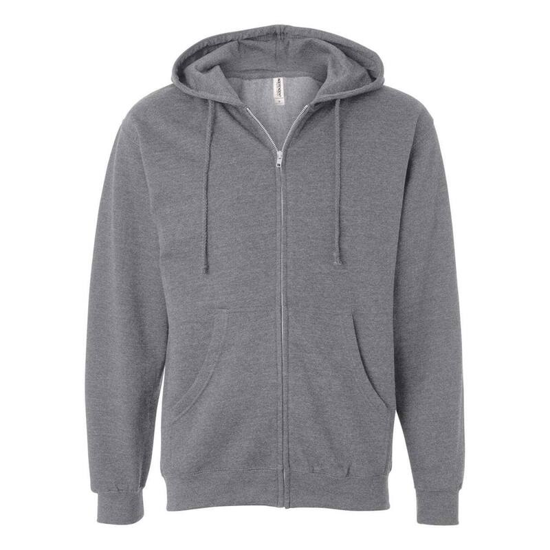 インディペンデントトレーディング レディース トップス Tシャツ スウェット Independentrading Co. Midweight Full-Zip Hooded Sweatshirt Gunmetal Heather ヘザー|ReVida 店