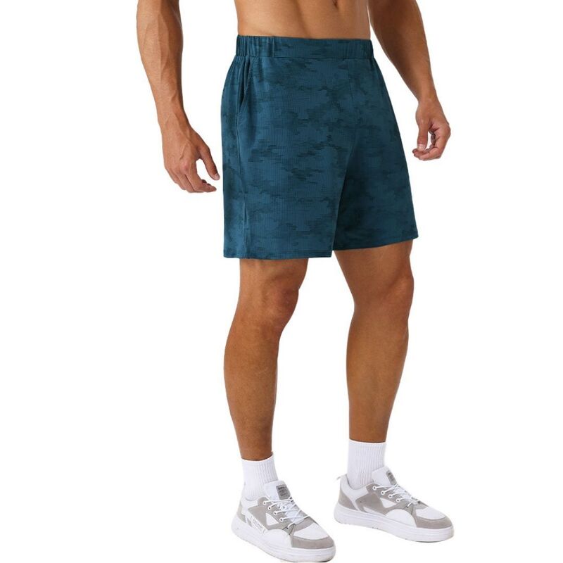 エリートチョイス レディース ボトムス ハーフパンツ・ショーツ プリント ショートパンツ Elitechoice Men's Athletic Running Shorts Quick Dry Print Workout Shorts Lightweight Sports Gym Basketball Green グリーン|ReVida 店