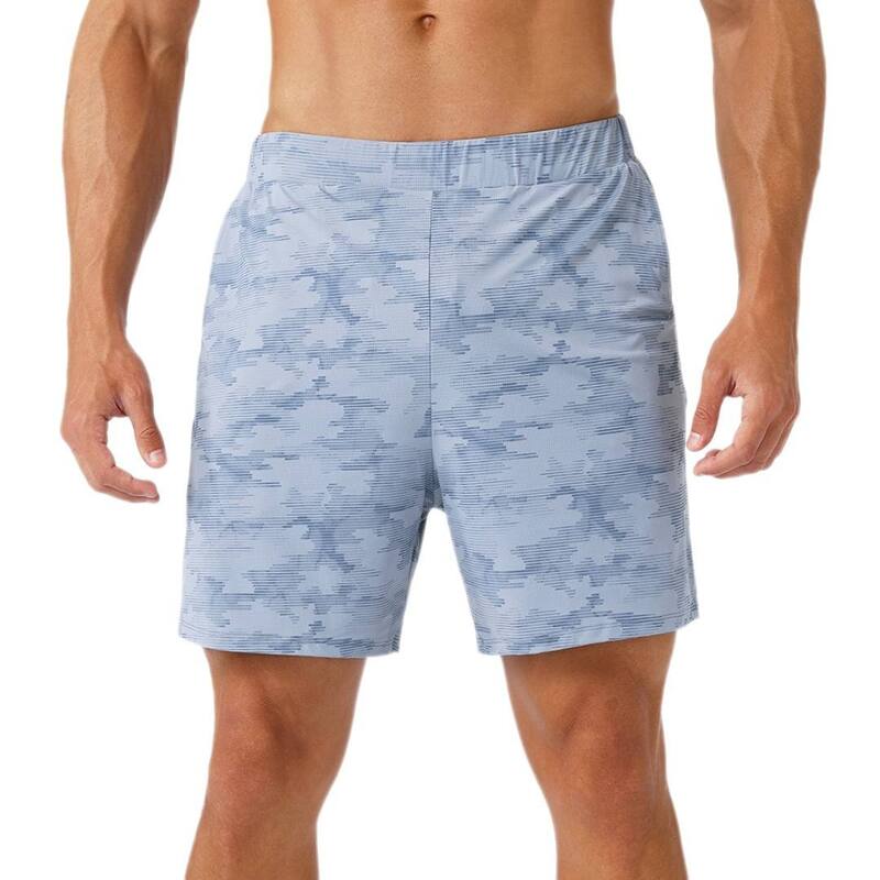エリートチョイス レディース ボトムス ハーフパンツ・ショーツ プリント ショートパンツ Elitechoice Men's Athletic Running Shorts Quick Dry Print Workout Shorts Lightweight Sports Gym Basketball Grey グレー|ReVida 店