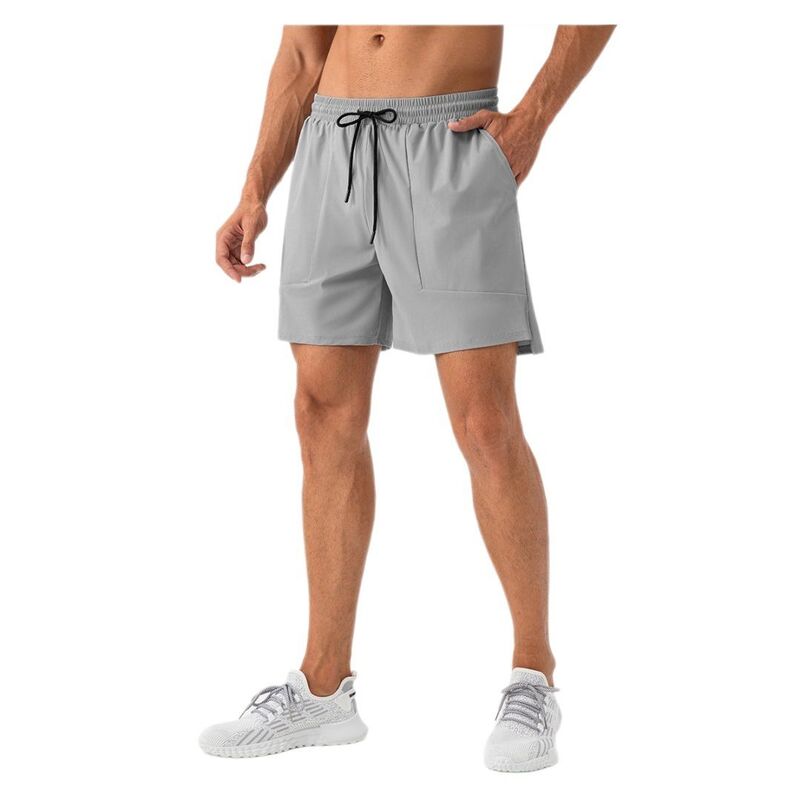 エリートチョイス レディース ボトムス 二分の一ズボン下・さる股引き 遊撃手ズボン下 Elitechoice Mens Lounge Sweat Shorts Back Waistie 7\" Casual Elastic Waist Gym Workout Shorts Grey 薄墨色"