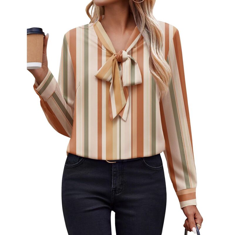 ジーグー レディース トップス プルオーバー シフォン トップ Zeagoo White Blouse for Women Long Sleeve Work Casual Chiffon Tops Bow Tie Ladies Businesshirts White Red 白いこと